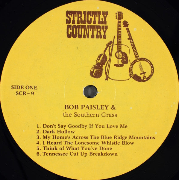 Bob Paisley And The Southern Grass : Picking In Holland  (LP, Album)