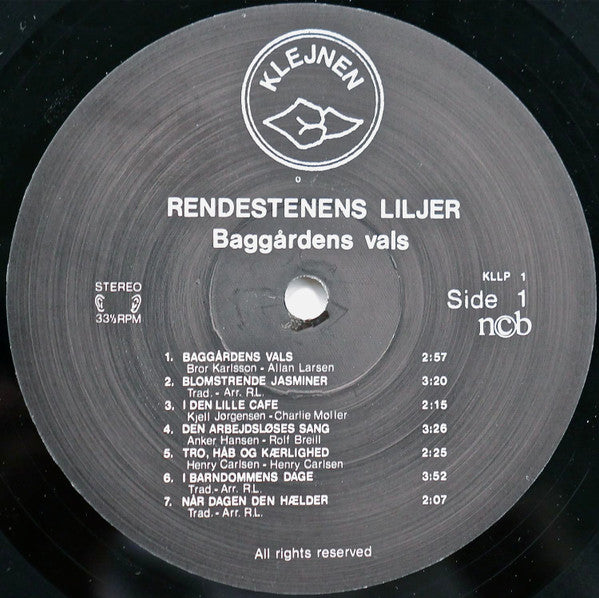 Rendestenens Liljer : Baggårdens Vals (LP, Album)