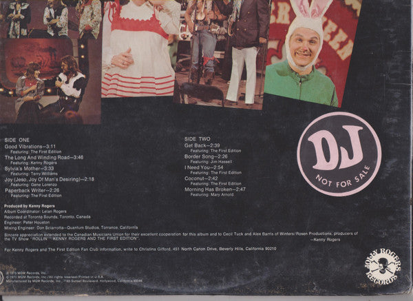 Kenny Rogers & The First Edition : Rollin' (LP, Promo, Gat)