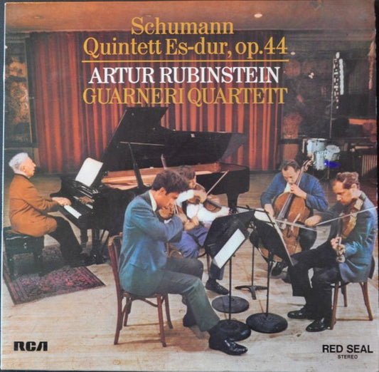 Robert Schumann, Arthur Rubinstein, Guarneri Quartet : Quintett Es-dur, Op.44 (LP, RE)