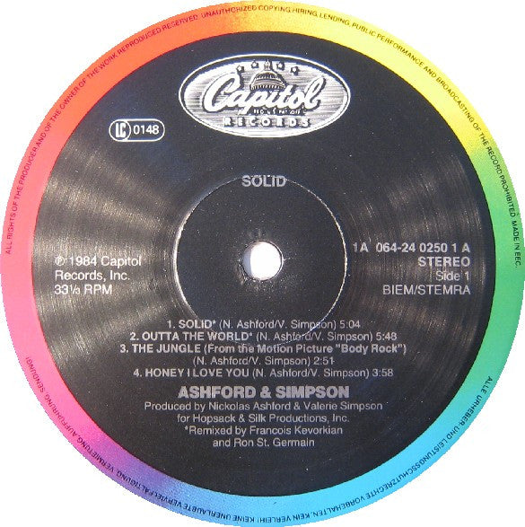 Ashford & Simpson : Solid (LP, Album)