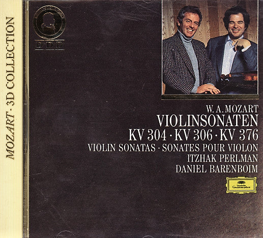 Wolfgang Amadeus Mozart, Itzhak Perlman, Daniel Barenboim : Violinsonaten KV 304 ･ KV 306 ･ KV 376 (CD, Comp, RE)