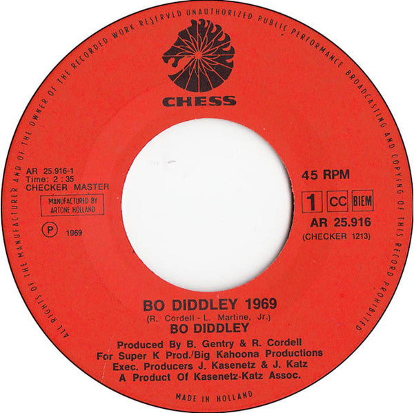 Bo Diddley : Bo Diddley 1969 (7", Single)