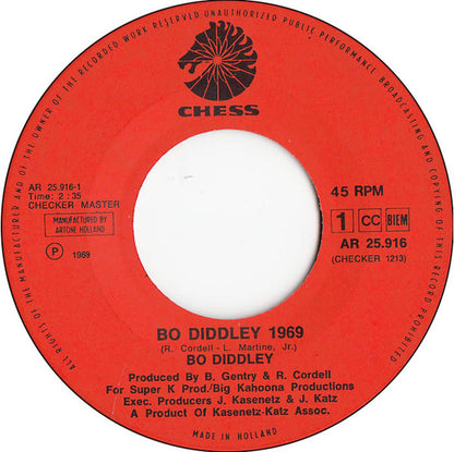 Bo Diddley : Bo Diddley 1969 (7", Single)