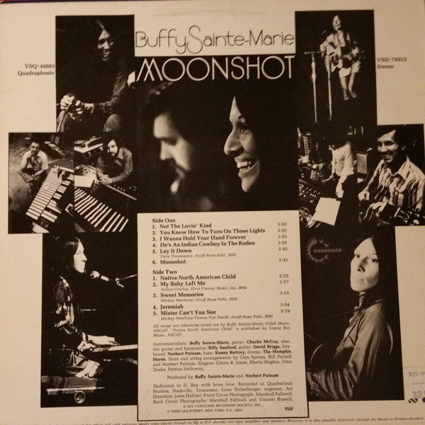 Buffy Sainte-Marie : Moonshot (LP, Album, Mono)