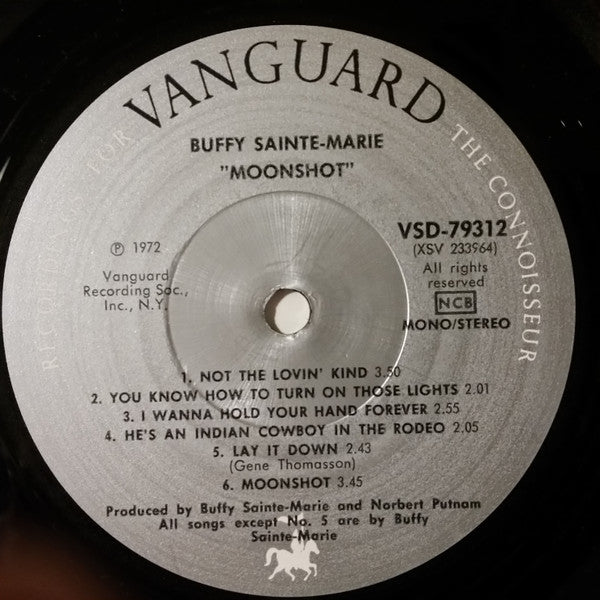 Buffy Sainte-Marie : Moonshot (LP, Album, Mono)