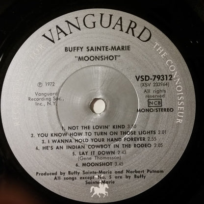 Buffy Sainte-Marie : Moonshot (LP, Album, Mono)