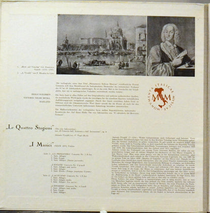 Antonio Vivaldi - I Musici, Félix Ayo : Le Quattro Stagioni (LP, Mono, Min)