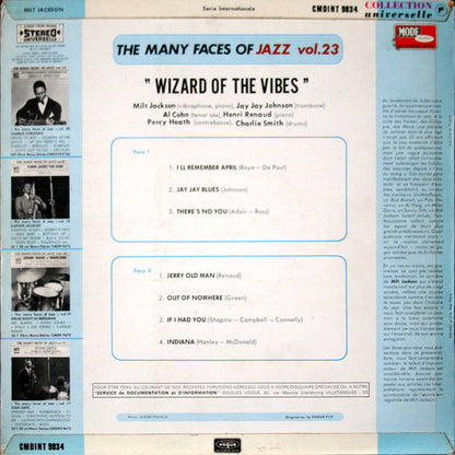 Milt Jackson : Wizard Of The Vibes (LP, Comp, RE)