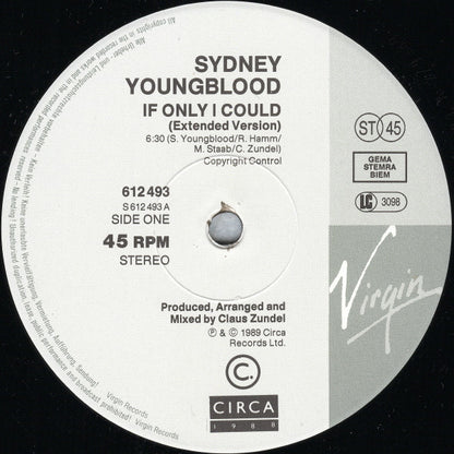 Sydney Youngblood : If Only I Could (12", Single)