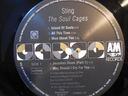 Sting : The Soul Cages (LP, Album, Club)