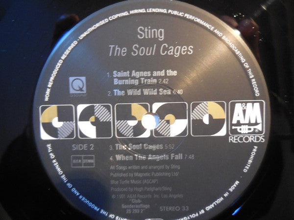 Sting : The Soul Cages (LP, Album, Club)