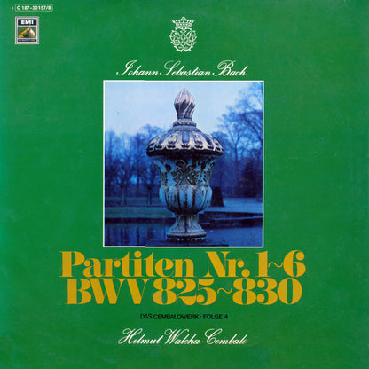 Helmut Walcha : Partiten Nr. 1-6, BWV 825-830 - Das Cembalowerk, Folge 4 (2xLP, Album, RE, Gat)