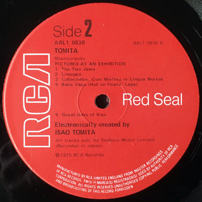 Tomita : Pictures At An Exhibition (LP, Album)