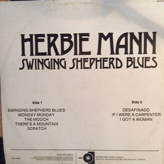 Herbie Mann : Swinging Shepherd Blues (LP, Comp)