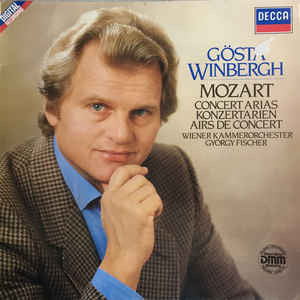 Gösta Winbergh, Wiener Kammerorchester, György Fischer : Concert Arias (LP)