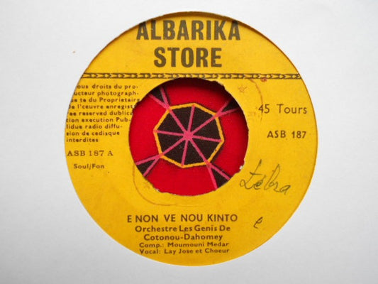 Les Genis de Cotonou-Dahomey : E Non Ve Nou Kinto / Se Na Se Do (7")