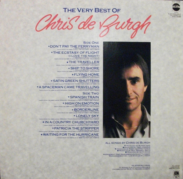 Chris de Burgh : The Very Best Of Chris de Burgh (LP, Comp)