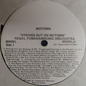 Regal Funkharmonic Orchestra : Strung Out On Motown (LP, Album, Promo)