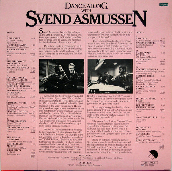 Svend Asmussen : Dance Along With Svend Asmussen  No. 2 (28 World Hits With The Asmussen Touch) (LP)