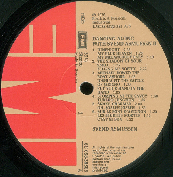 Svend Asmussen : Dance Along With Svend Asmussen  No. 2 (28 World Hits With The Asmussen Touch) (LP)