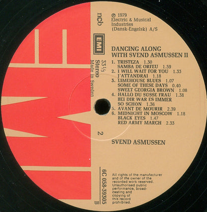 Svend Asmussen : Dance Along With Svend Asmussen  No. 2 (28 World Hits With The Asmussen Touch) (LP)