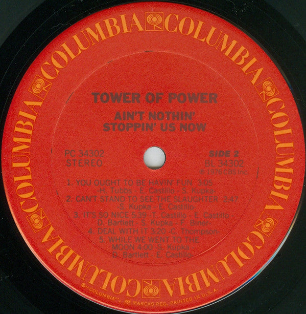 Tower Of Power : Ain't Nothin' Stoppin' Us Now (LP, Album)