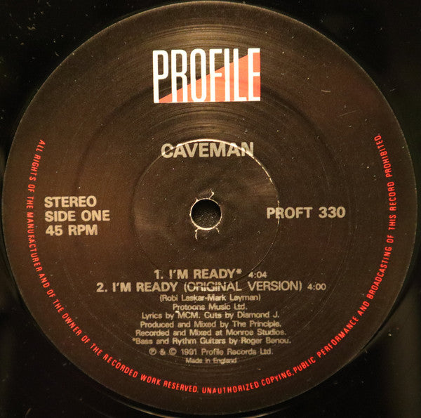 Caveman : I'm Ready (12")