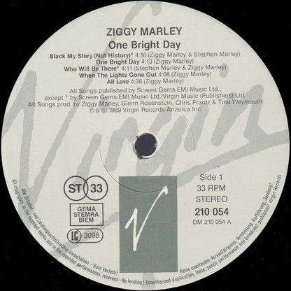 Ziggy Marley And The Melody Makers : One Bright Day (LP, Album)