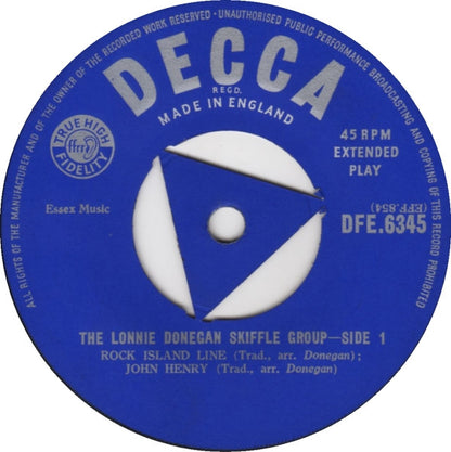 Lonnie Donegan's Skiffle Group : The Lonnie Donegan Skiffle Group (7", EP, Tri)