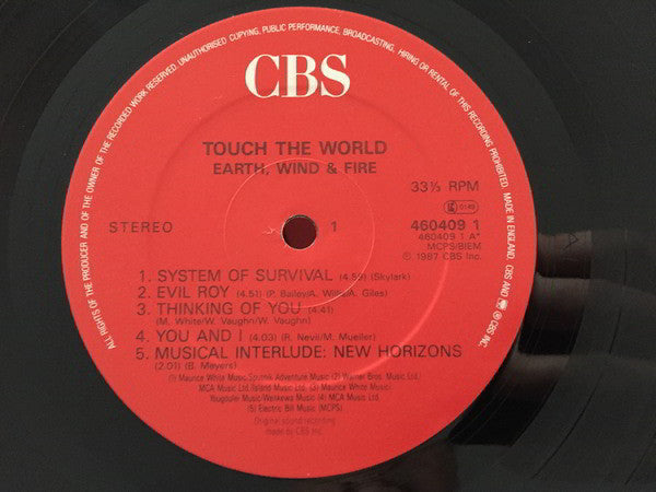 Earth, Wind & Fire : Touch The World (LP, Album)