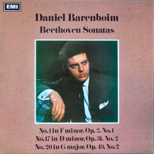 Daniel Barenboim : Beethoven Sonatas: No.1 In F Minor, Op.2, No.1 / No.17 In D Minor, Op.31, No.2 / No.20 In G Major, Op.49, No.2 (LP)