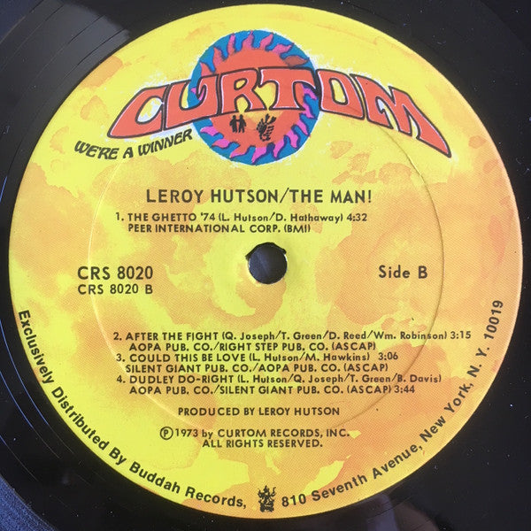 Leroy Hutson : The Man! (LP, Album, PRC)