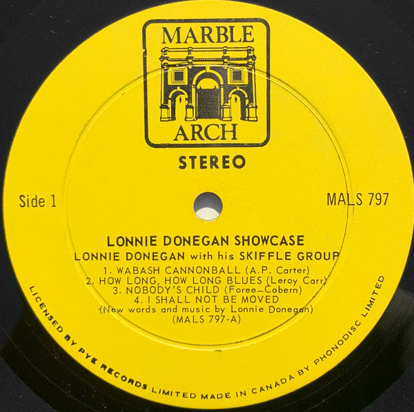 Lonnie Donegan : Showcase (LP, Album, RE)