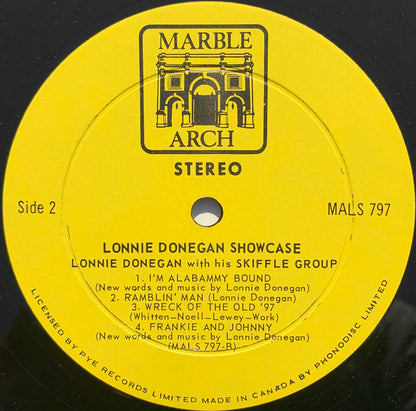 Lonnie Donegan : Showcase (LP, Album, RE)