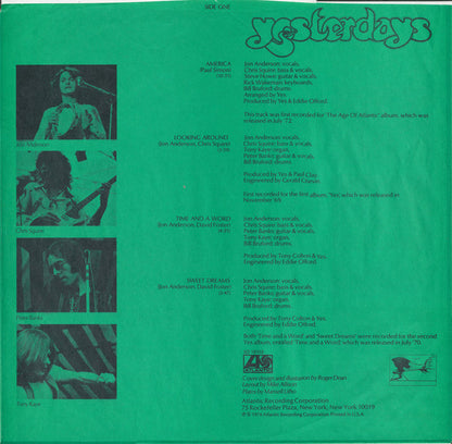 Yes : Yesterdays (LP, Comp, GRT)