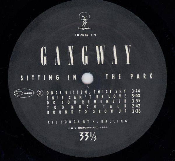 Gangway : Sitting In The Park (LP, Album)