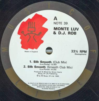 Monte Luv & DJ Rob : Silk Smooth (12")