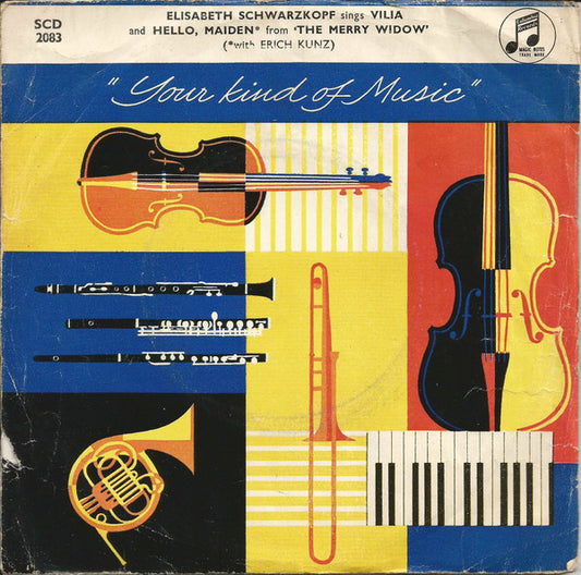 Elisabeth Schwarzkopf : Elisabeth Schwarzkopf Sings Vilia and Hello Maiden from the Merry Widow (7", Single)