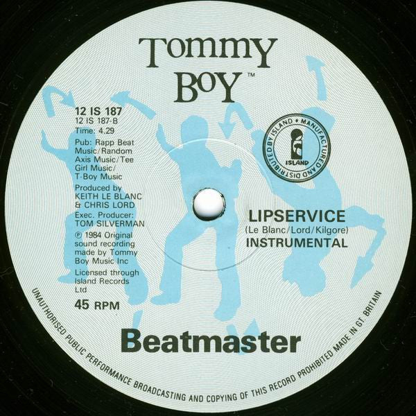 Beatmaster : Lipservice (12")