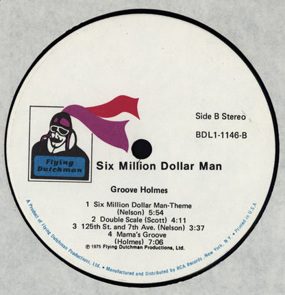 Richard "Groove" Holmes : Six Million Dollar Man (LP, Album, Gat)