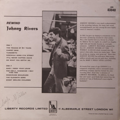 Johnny Rivers : Rewind (LP, Album)