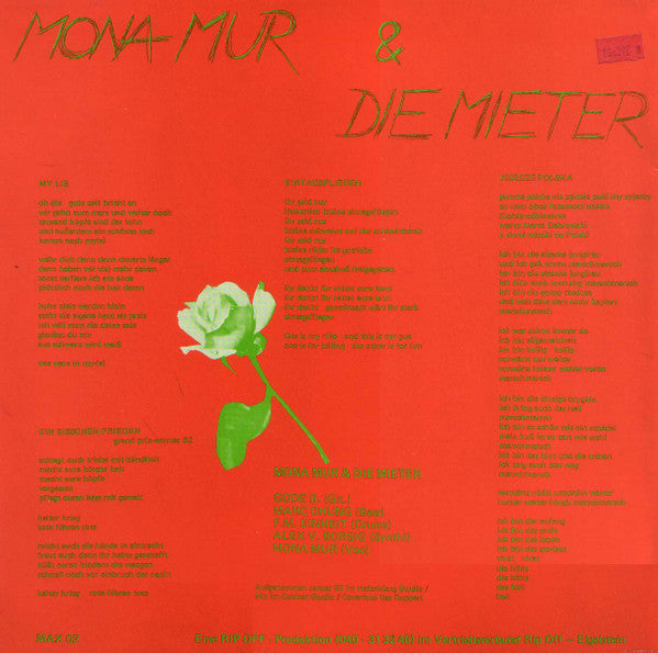 Mona Mur : Jeszcze Polska (12")