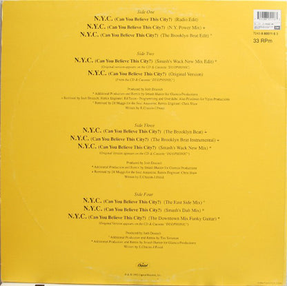 Charles & Eddie : N.Y.C. (Can You Believe This City?) (2x12")