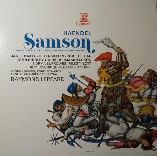 Georg Friedrich Händel, Raymond Leppard, English Chamber Orchestra : Samson - Enregistrement Intégral (4xLP, Box)