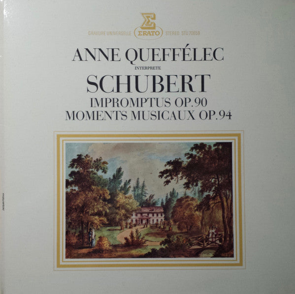 Anne Queffélec Interprète Franz Schubert : Impromptus Op.90 / Moments Musicaux Op.94 (LP)