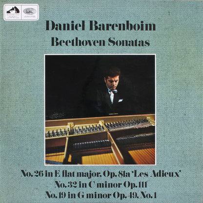 Daniel Barenboim : Beethoven Sonatas: No.26 In E Flat Major, Op.81a 'Les Adieux' / No.32 In C Minor, Op.111 / No.19 In G Minor, Op.49, No.1 (LP, Album)