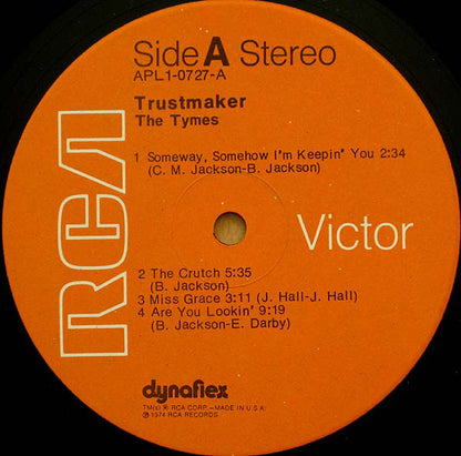 The Tymes : Trustmaker (LP, Album, Ind)