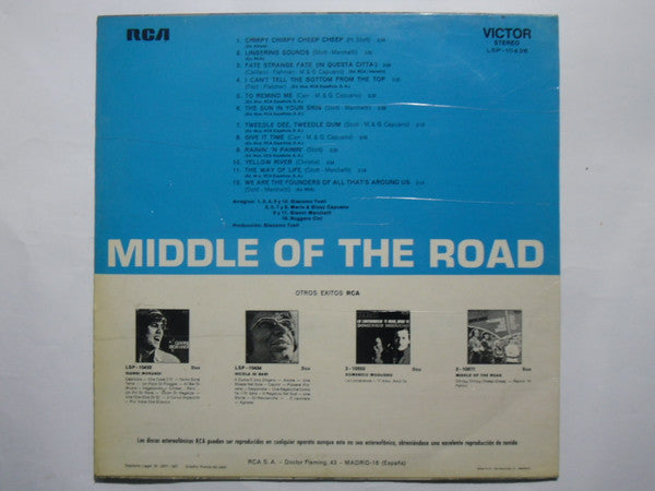 Middle Of The Road : Middle Of The Road (LP, Album)