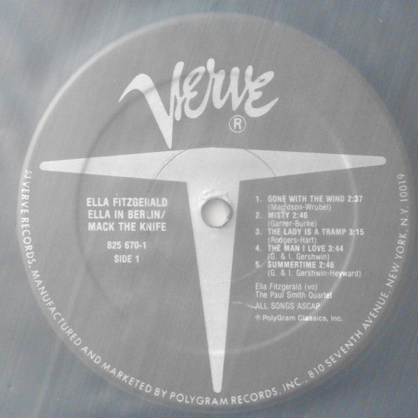 Ella Fitzgerald : Mack The Knife - Ella In Berlin (LP, Album, RE)